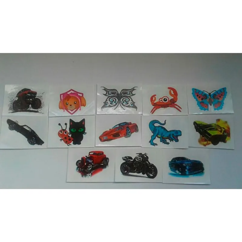 Kit Festa Com 200 Tatuagem Temporária Infantil 3X4Cm