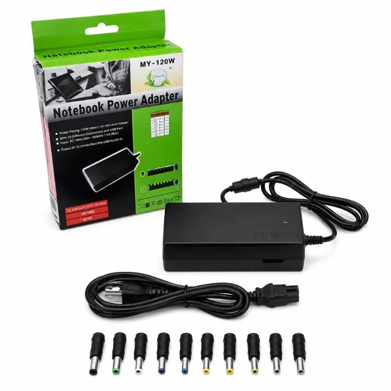 Kit Fonte Notebook Bivolt 120 W 8 Pinos Substituição Top
