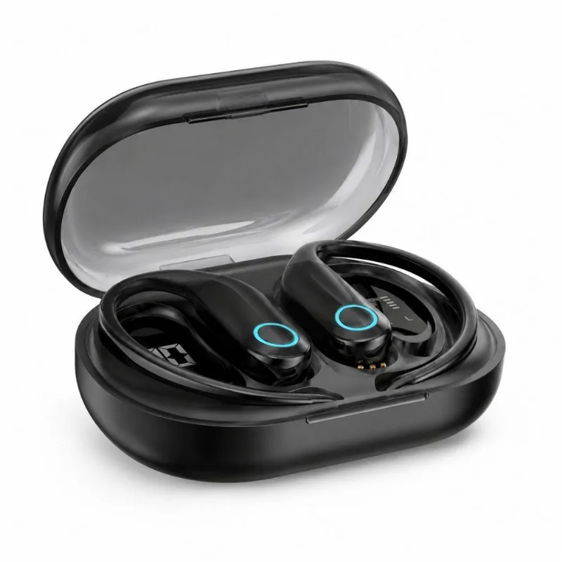 Fone De Ouvido Bluetooth Mdm Arc Esportivo À Prova D'água Bateria 4h Preto