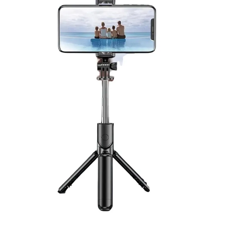 Pau De Selfie Com Tripé Para Conteúdo E Fotografia