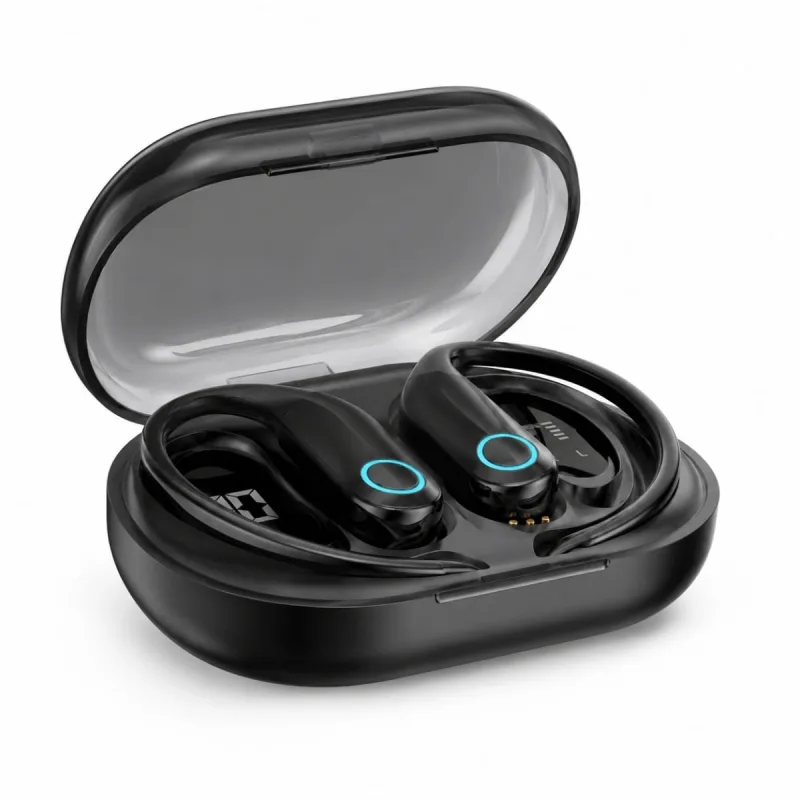 Fone de ouvido ARC preto treino academia 4h bateria - MDM - áudio