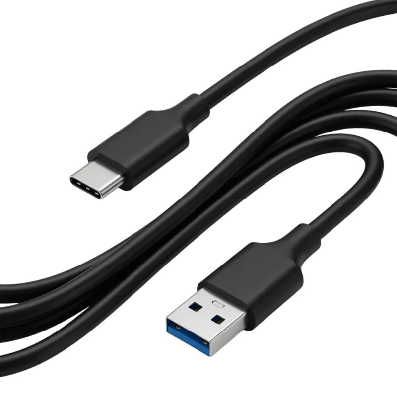 Cabo USB C para USB A 3.0 Dados e Carregamento Rápido