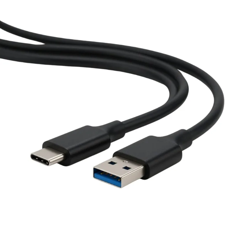 Cabo USB C para USB A 3.0 Carregamento Rápido e Transferência
