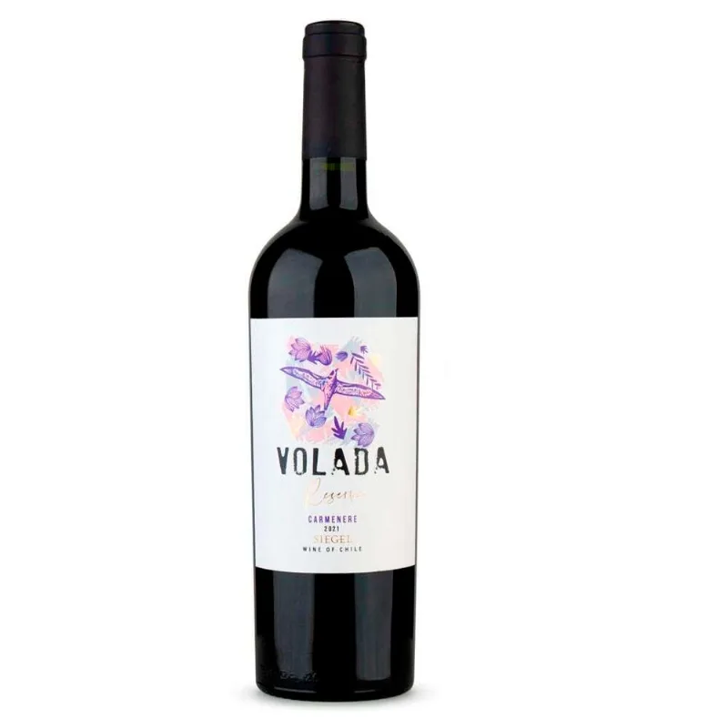 Vinho Tinto Chileno Volada Carmenére Reserva Garrafa 750ml