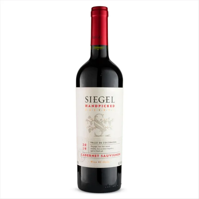 Vinho Tinto Chileno Siegel Handpicked Cabernet Sauvignon Reserva 750ml