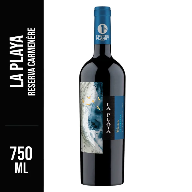 Vinho Chileno La Playa Reserva Carmenère Seco Tinto 750ml