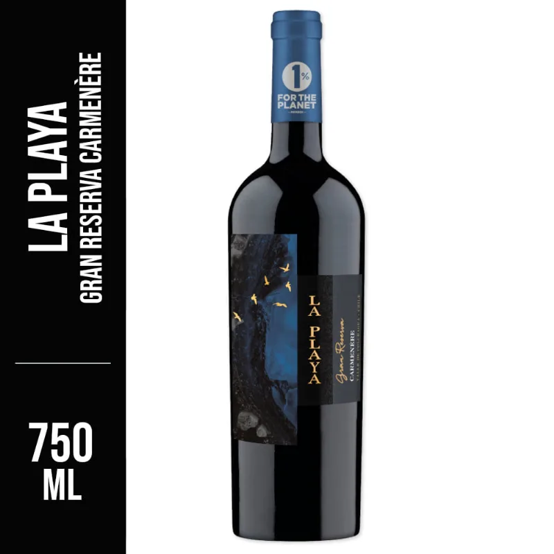 Vinho Chileno La Playa Gran Reserva Carmenère Seco Tinto 750ml