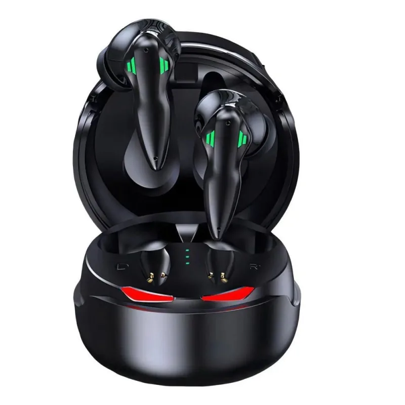 Fone de Ouvido Gamer sem Fio MDM Fone Estilo Capacete Luzes Neon Premium Bluetooth com Led - MDM - áudio