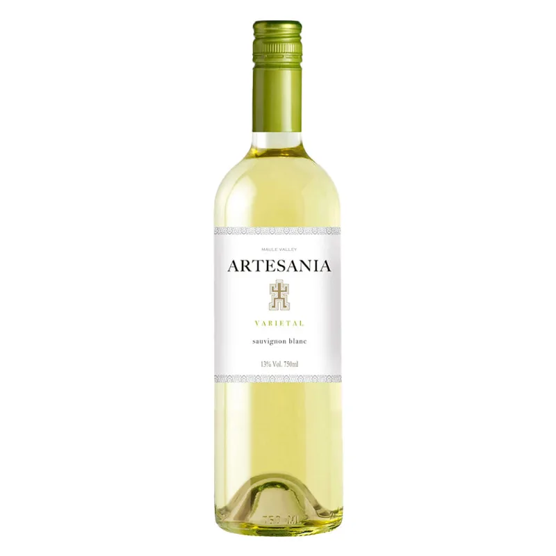 Vinho Chileno Branco Meio Seco Artesania Sauvignon Blanc Central Valley Garrafa 750ml