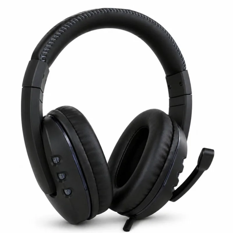 Headset Over Ear com Fio MDM Fone Alta Definição com Microfone USB para PC e Playstation Preto - MDM - Agro
