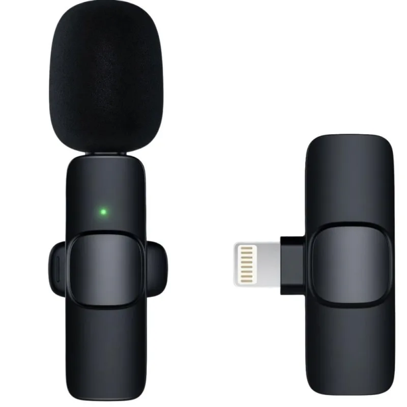Microfone de Lapela sem Fio com Receptor Lightning para Áudio Profissional em Gravações MDM - MDM - Instrumentos Musicais