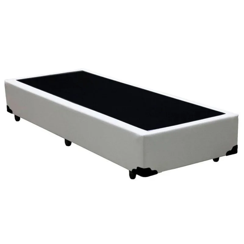 Cama Box Solteiro Sintético Mega Cama Branco 88x188x42cm - OUTRAS - Colchões