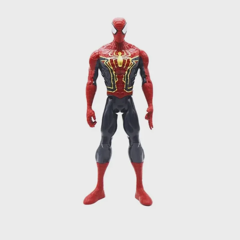 Boneco Homem Aranha 30 Cm Dourado Com Som E Luz