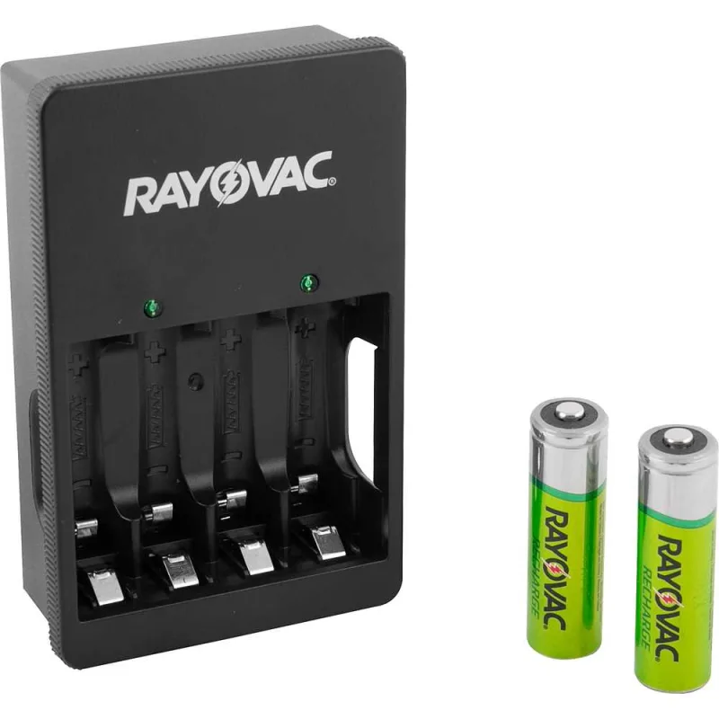 Carregador para pilhas via USB RCH-4PLA RAYOVAC - RAYOVAC - Ferramentas Elétricas
