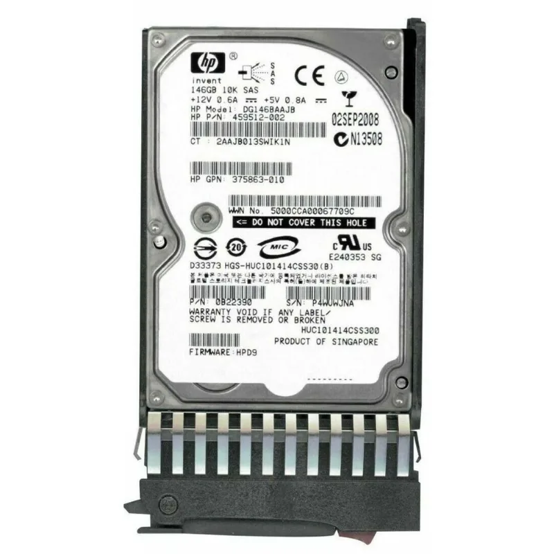 Hd Hp Dg146baajb Sas-2 146gb - Mais Velocidade Pc