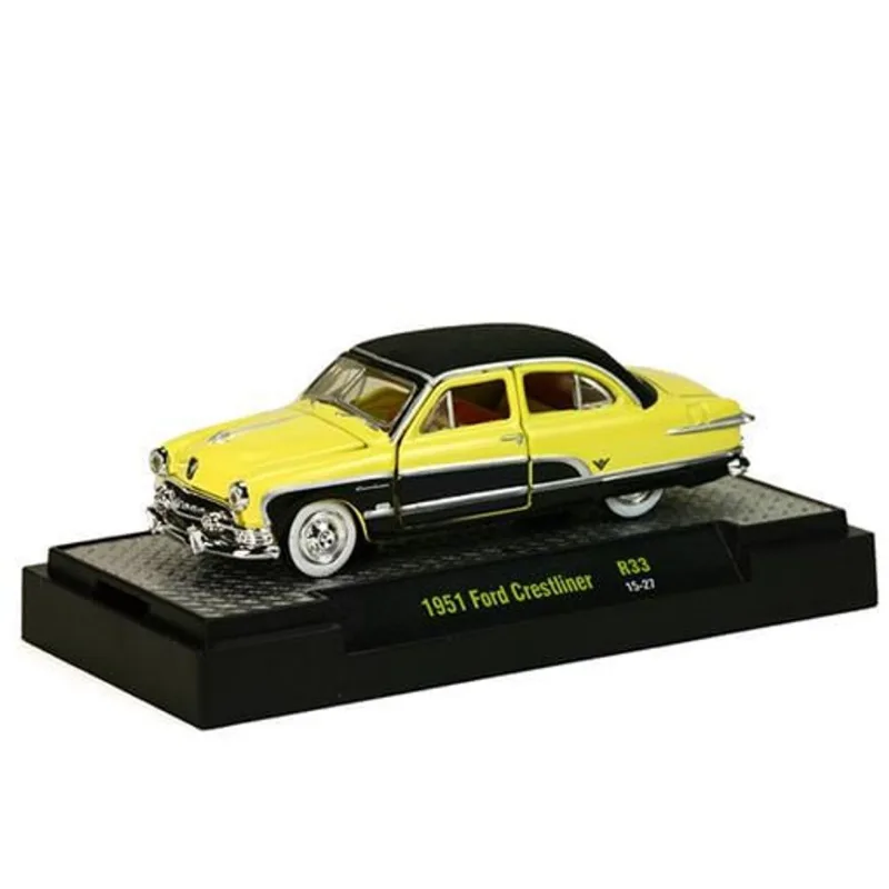 M2 AUTO THENTICS R41 1/64 32500-41 - 57 FORD FAIRLANE 500 - 51 FORD CRESTLINER M2 Machines