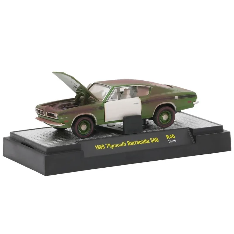 M2 AUTO PROJECTS R40 1/64 32500-40 - 69 PLYMMOUTH BARRACUDA M2 Machines