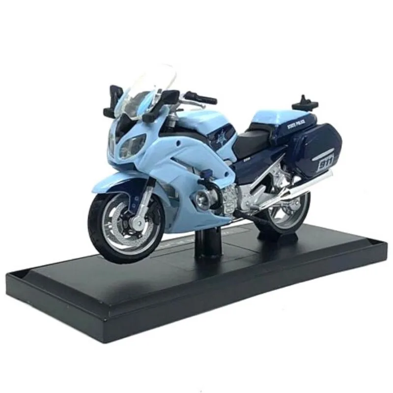 Miniatura Moto Yamaha FJR1300A US State Trooper 1/18 Azul Maisto
