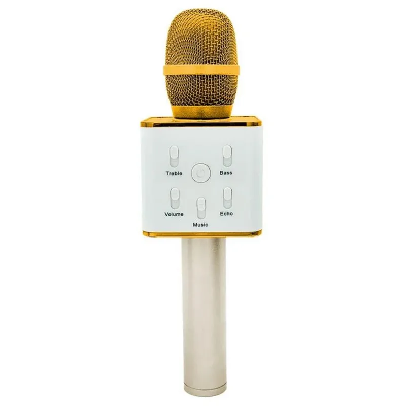 Microfone Bluetooth Show - Dourado Toyng