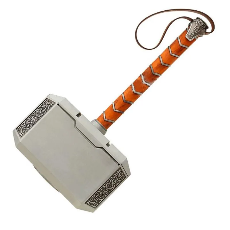 Martelo Decorativo - Réplica Thor Hammer - Em Aço - Com base Taia Toys