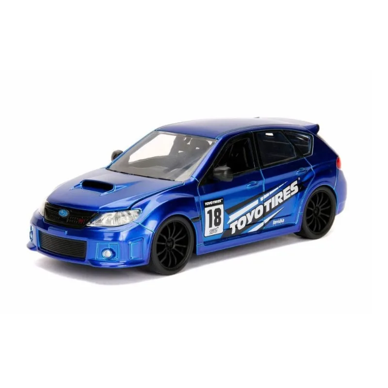Miniatura - Carro - 2012 Subaru Impresa WRX STI - 1:24 - Jada - AZUL Jada