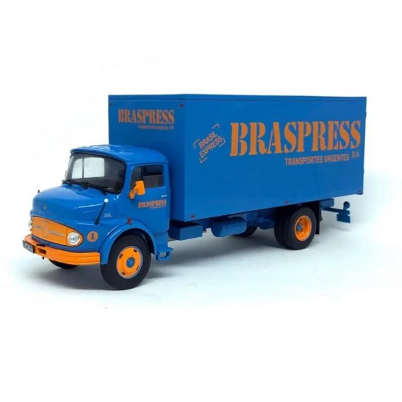 70 CAMINHAO MB L1113 BRASPRESS 1/43 Caminhoes Brasileiros