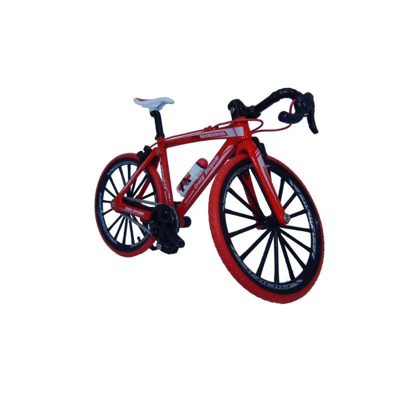 Miniatura Bicicleta Racing Sport 1/10 Vermelho Lextack