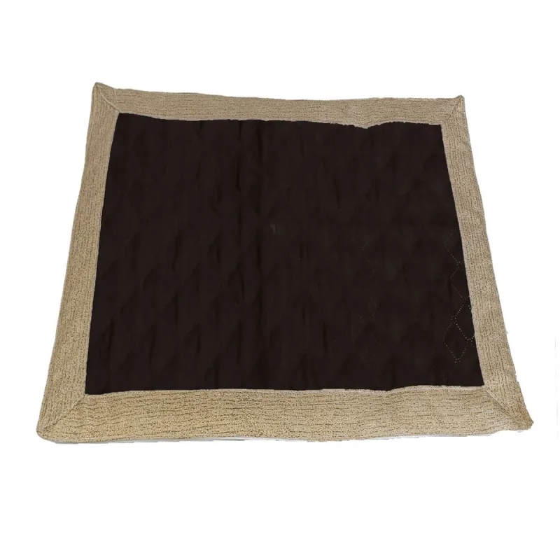 Tapete Higiênico Pet Médio Lavável Reutilizável Impermeável Conforto Maciez Prático Resistente Marrom Cao Cachorro Gato - ComfortPet