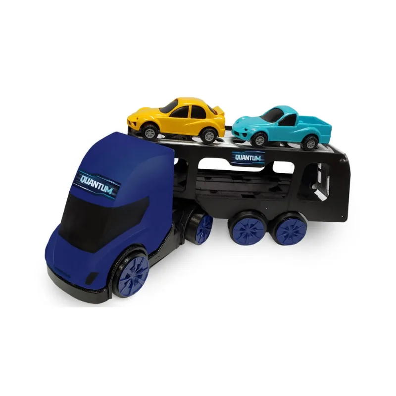 Caminhão Cegonha De Brinquedo Com 4 Carrinhos