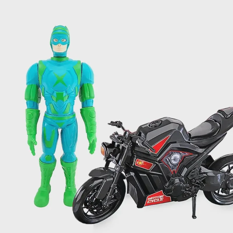 Boneco Comando das Galáxias Motorcycle Urano 2120 - Xplast