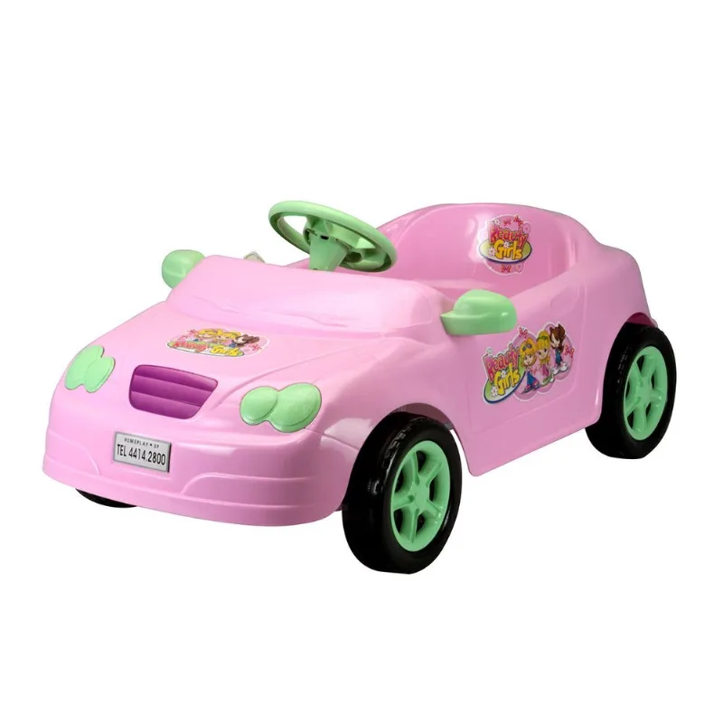Mercedes a Pedal Homeplay Rosa Claro e Verde Claro