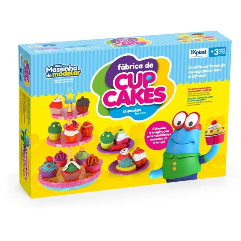 MASSA PARA MODELAR CRIATIVA FABRICA DE CUPCAKES