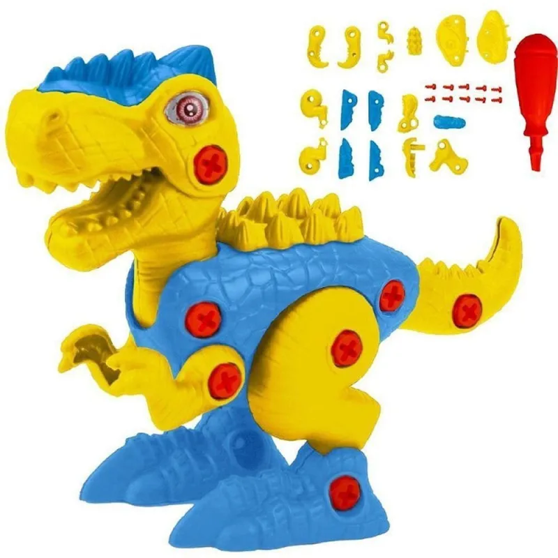 Brinquedo para Montar T-Rex Monta e Desmonta com Ferramenta Homeplay - Homeplay - Brinquedos