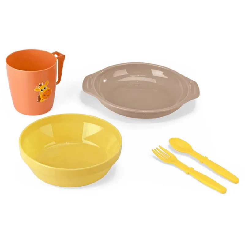 KIT ALIMENTACAO KIT PAPINHA BABY 5 ITENS (S)