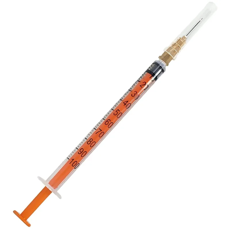 Seringa para Insulina SR 1mL Agulha 13x0,45mm 26G - unidade - SR - Saúde E Bem Estar