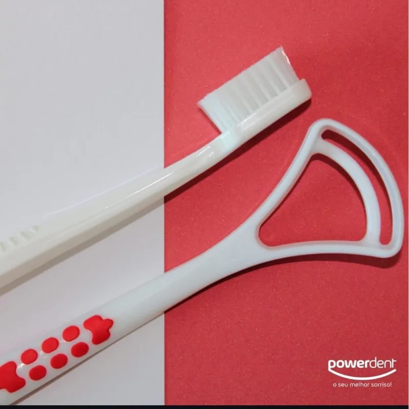 RASPADOR DE LINGUA POWERLIMP CORES - VERMELHO