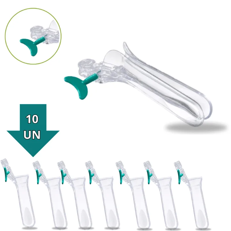 KIT 10 ESPECULO VAGINAL P KOLPLAST NÃO ESTERIL KIT 10 UN