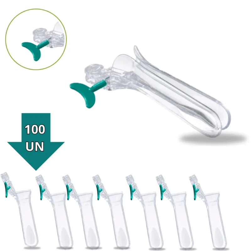 KIT 100 ESPECULO VAGINAL P KOLPLAST NÃO ESTERIL KIT 100 UN