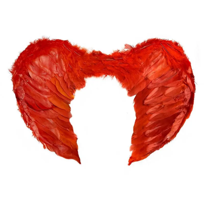 Asa de Diabinho Vermelha Adulto e Infantil 33 cm