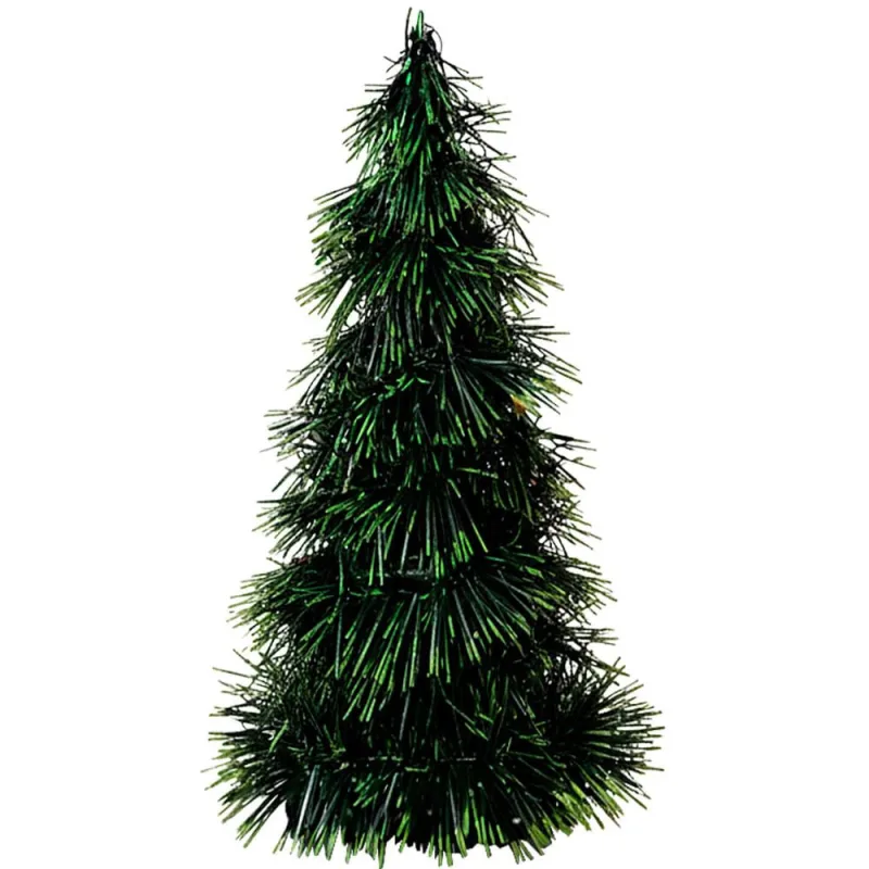 Decoração de Natal Mini Arvore pra Vila Natalina Pinheiro Verde 27cm Mesa Estante e Casa - Fantasias Carol - Datas Comemorativas