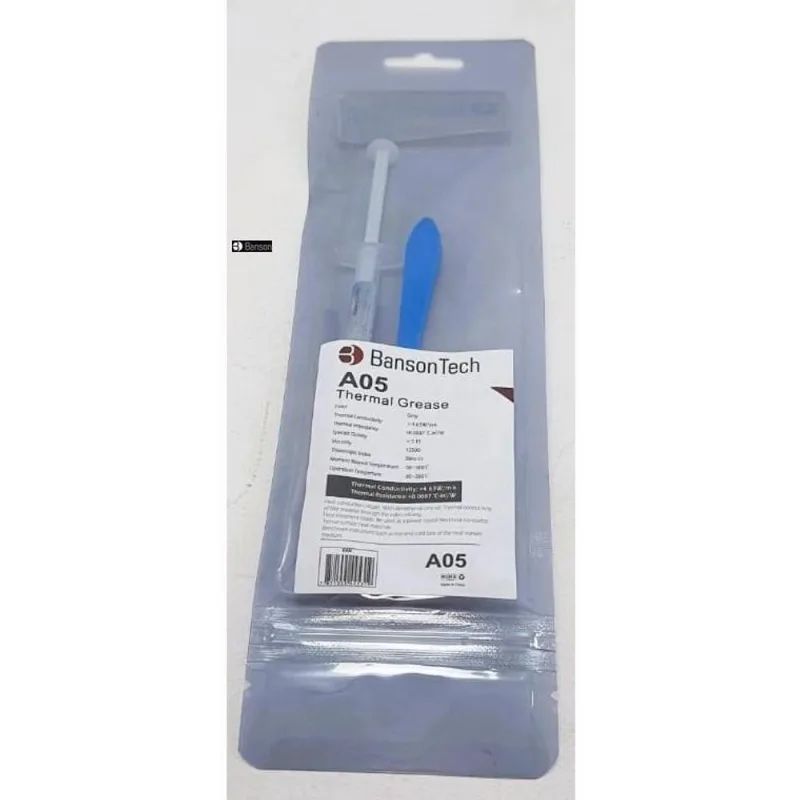 Pasta Termica Prata Seringa 1g A05 - Bansontech