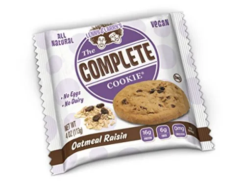 Lenny Larry S The Complete Cookie, Oatmeal Raisin, 4 Ounce Cookies Pack Of 12  - LENNY & LARRY S - Mercearia
