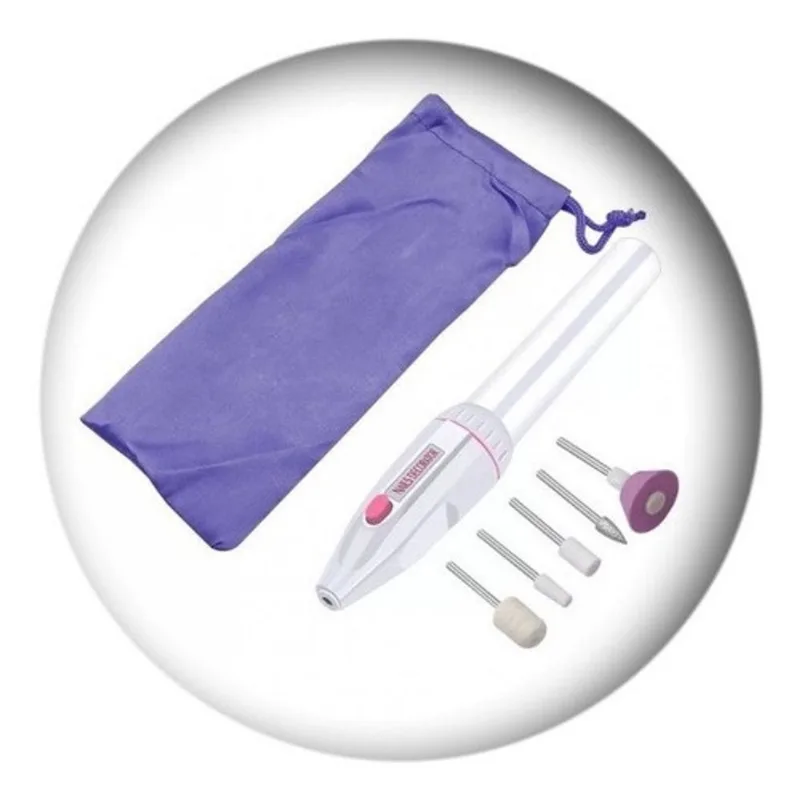 Aparelho Elétrico Kit Manicure Pedicure Portátil Lixas M4545