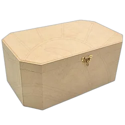 Mdf Caixa Oitavada Tipo Maleta Para Remédio 33x21x14 - Não Informado - Higiene E Beleza