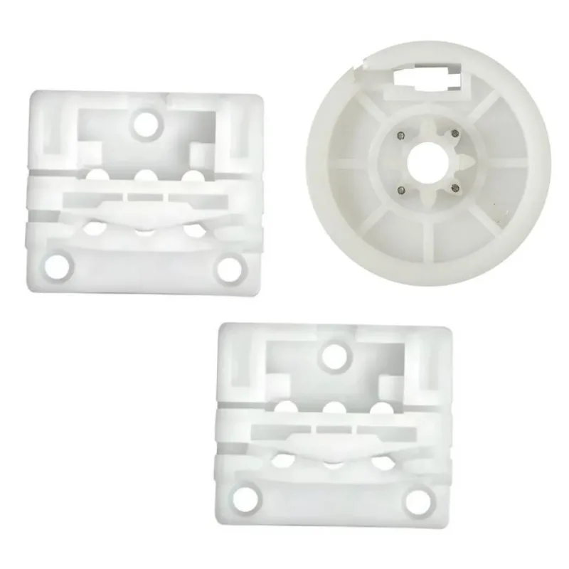 Kit 2 Arrastes + 1 Roldana Vidro Elétrico Troller