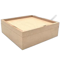 Mdf Caixa Para Mosaico Com Dobradiça 20x7x20 - Higiene E Beleza