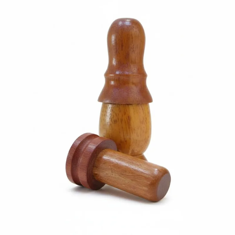 2 Apitos Premium Aracuã Apito Madeira Marreca Caneleira