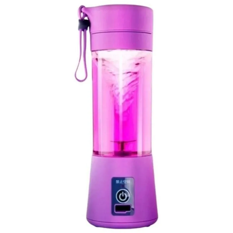 Mini Liquidificador Portátil Shake Recarregavel Roxo - OUTRAS - Eletroportáteis