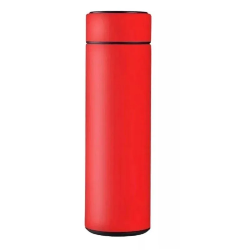 Garrafa Térmica Café, água Com Sensor De Temperatura Em Led 480ml Vermelha - OUTRAS - Utilidades Domesticas