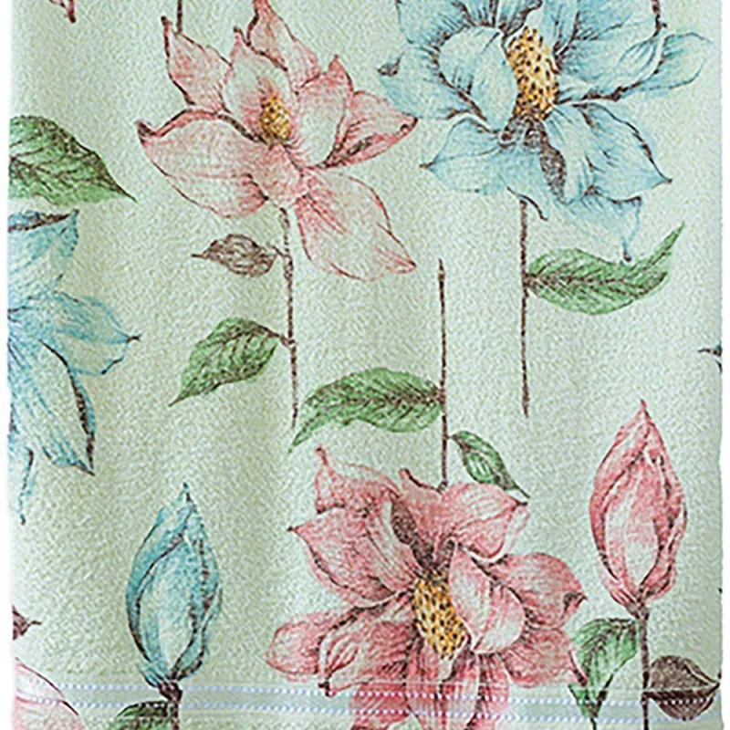 Toalha De Banho Noblesse Decor 1,35m X 70cm 340g/m² 1 Peça 100% Algodão - Laura - Vilela Enxovais - Agro